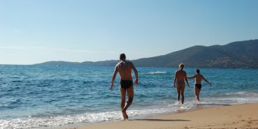 Menschen am Strand